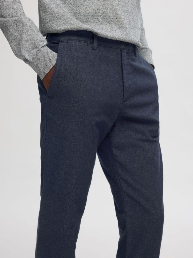 Broek SELECTED 1877600 Dark Sa