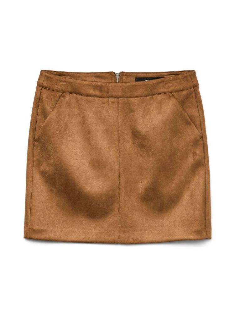 Rok VERO MODA 195781 Cognac
