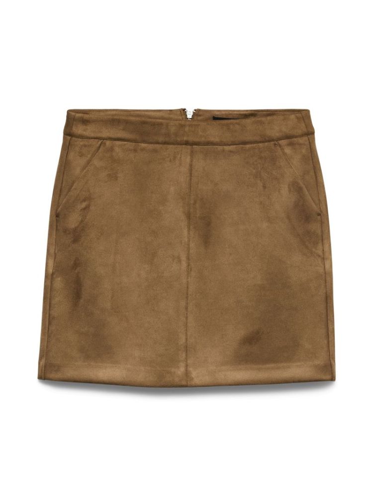 Rok VERO MODA 195781 Cognac