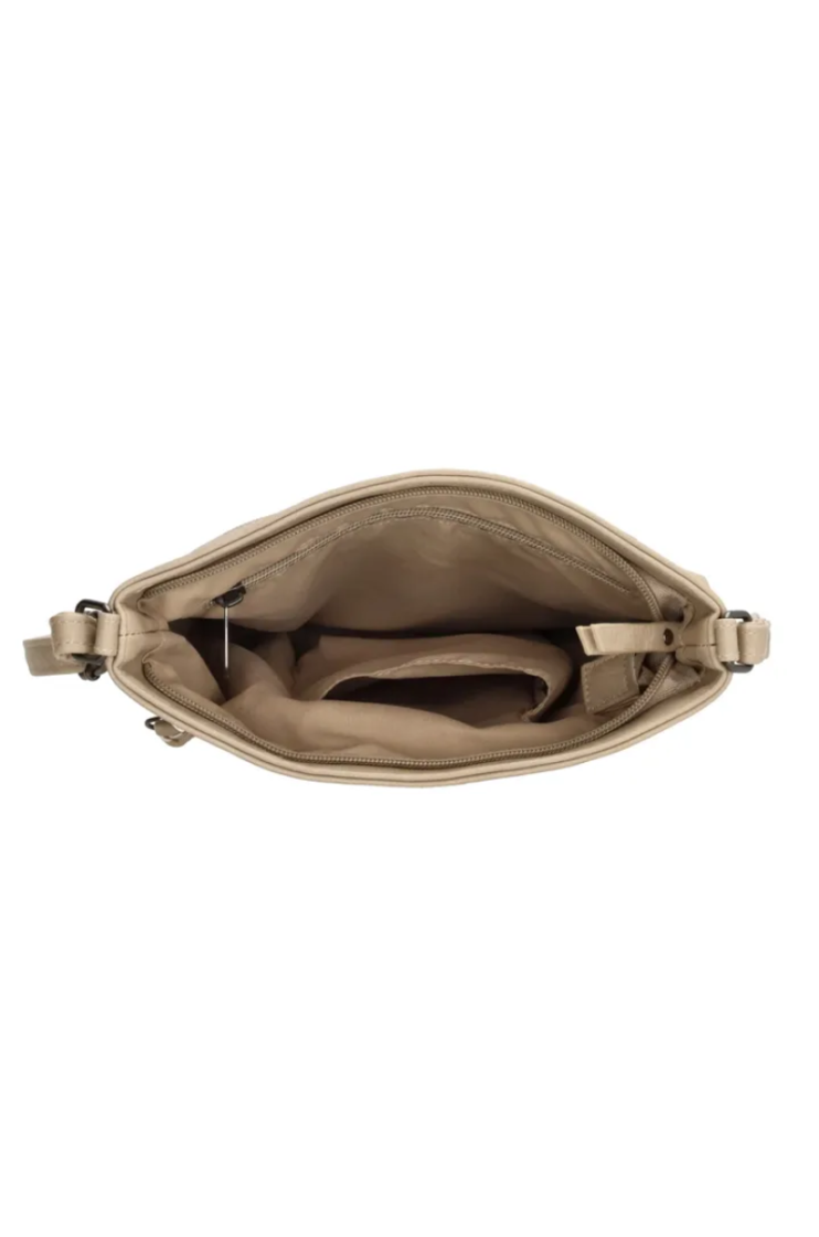 Handtas BEAGLES 117 LIGHT TAUPE