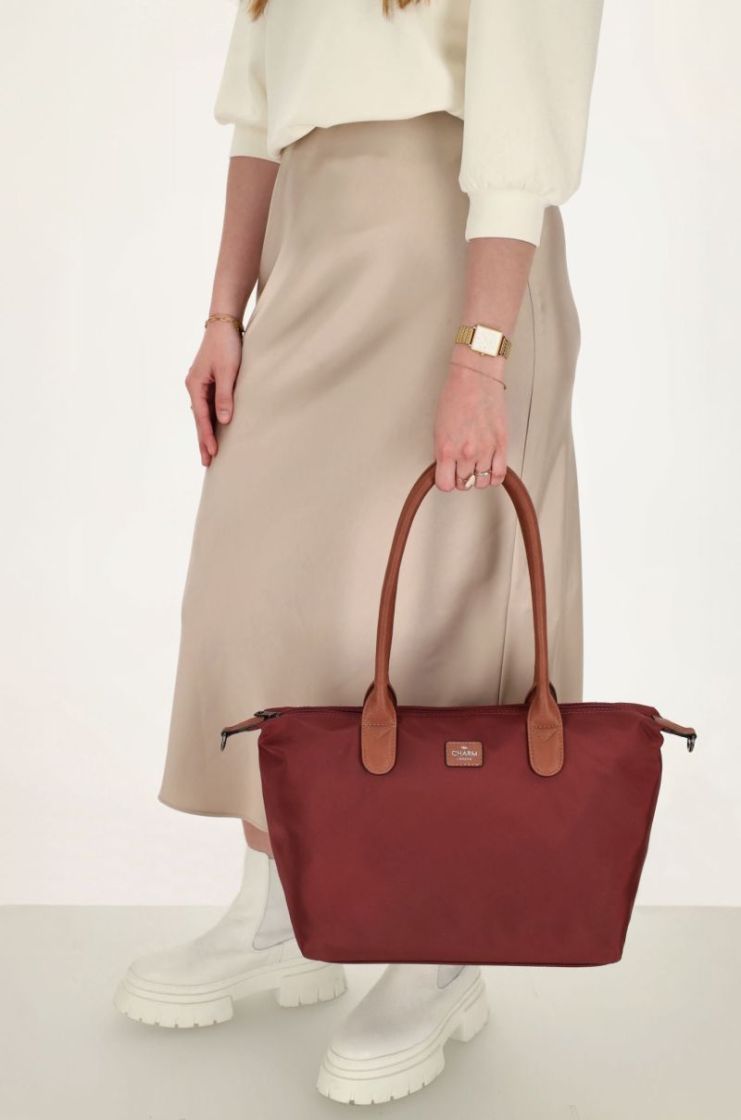 Handtas CHARM LONDON 007 BURGUNDY