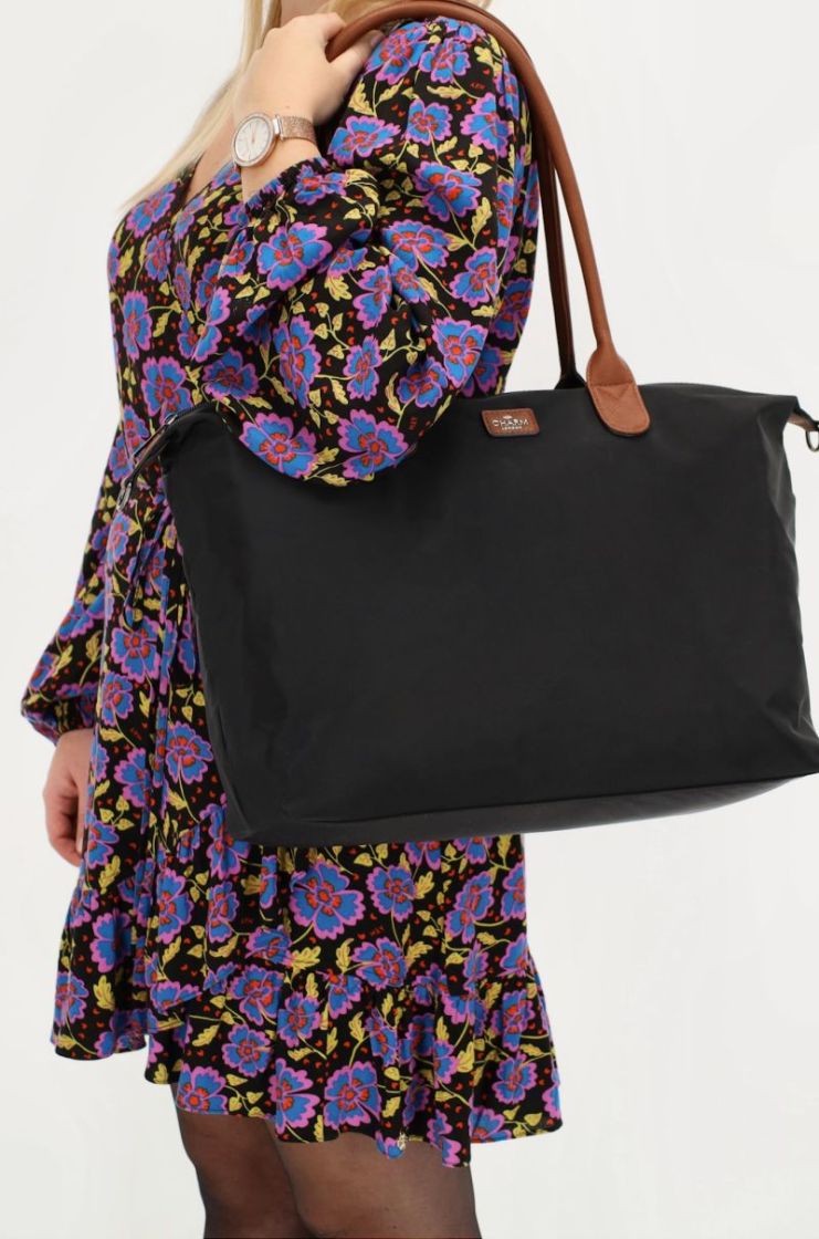 Handtas CHARM LONDON 001 BLACK