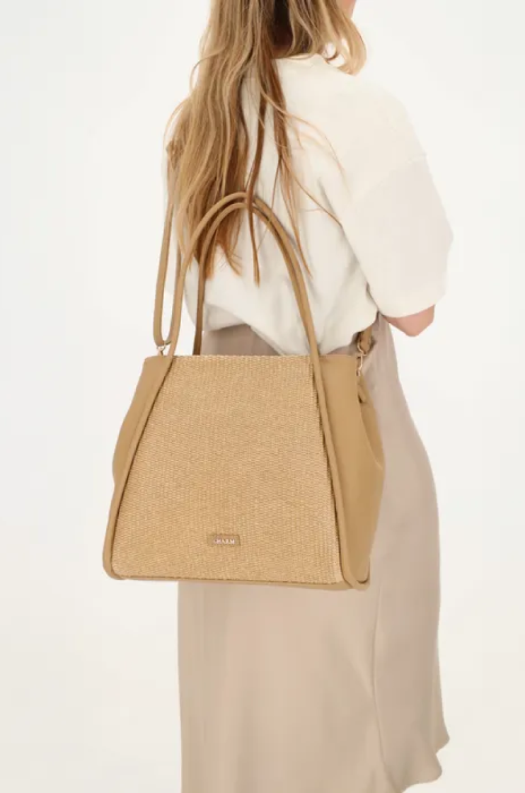 Handtas CHARM LONDON 117 LIGHT TAUPE