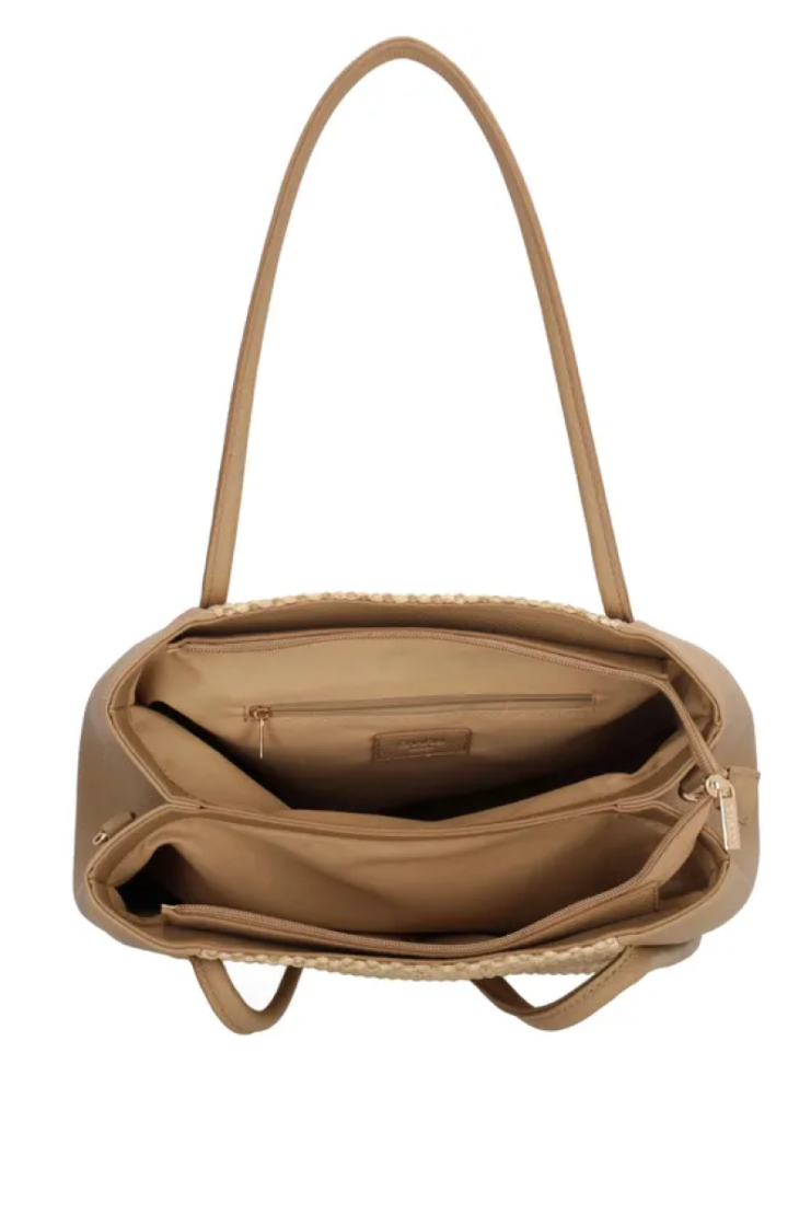 Handtas CHARM LONDON 117 LIGHT TAUPE