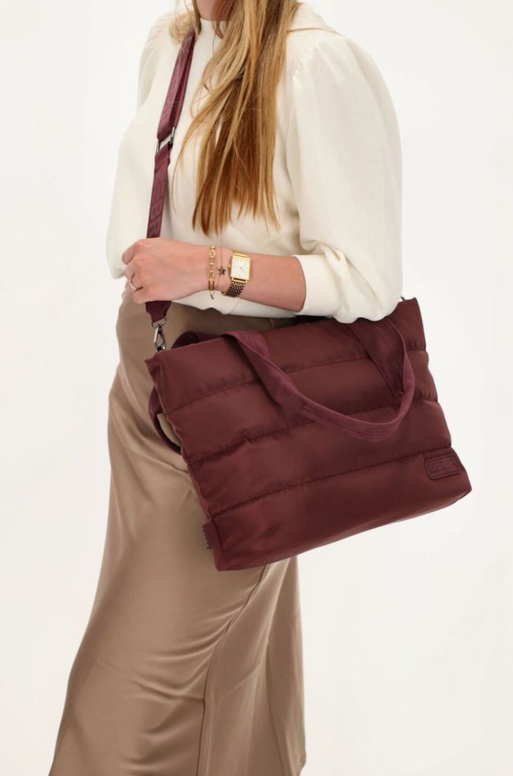 Handtas ZEBRA 007 BURGUNDY