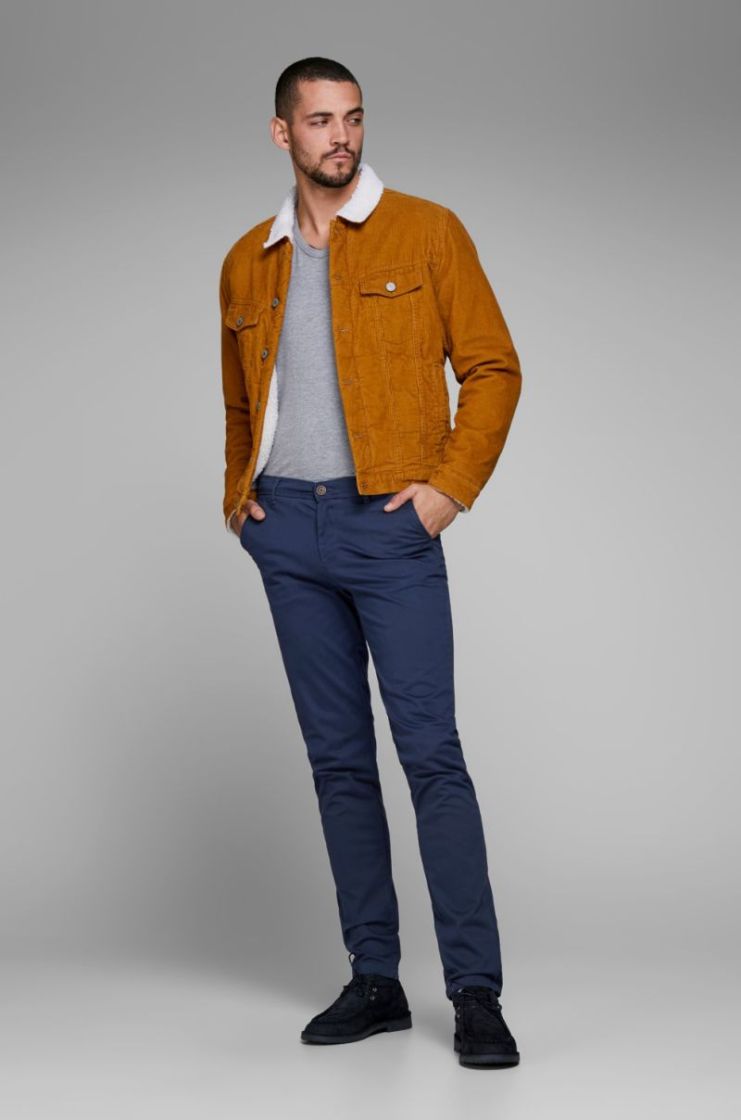 Broek JACK & JONES 175876 Navy Bla