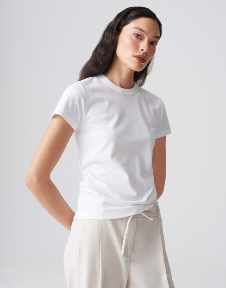 T-shirt OPUS 010 WHI white