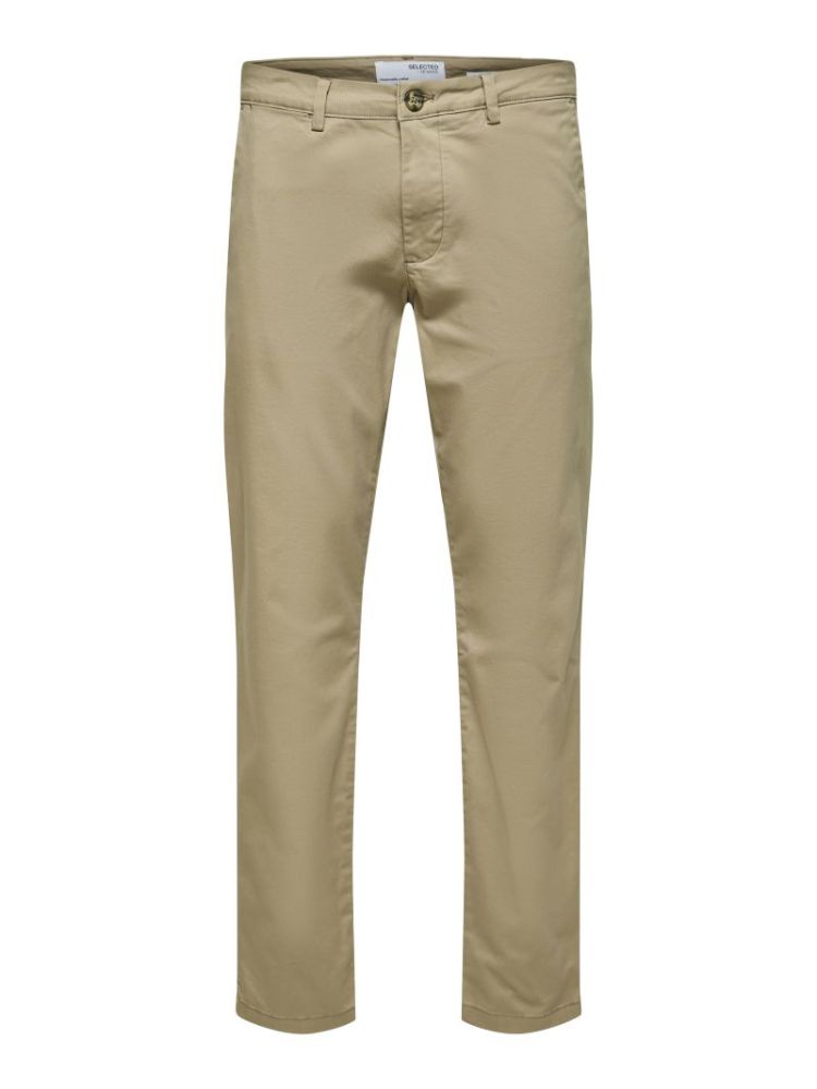 Broek SELECTED 181851 Greige