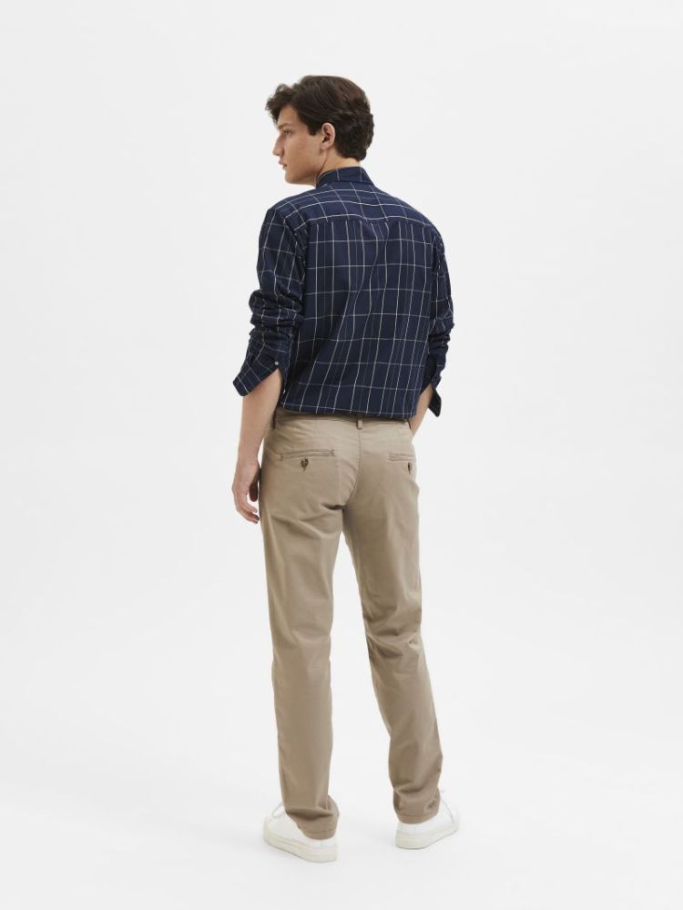 Broek SELECTED 181851 Greige