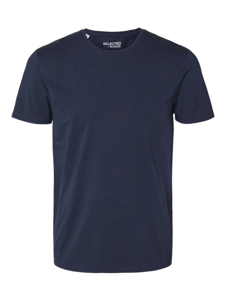 T-shirt SELECTED 178814 NAVY BLA