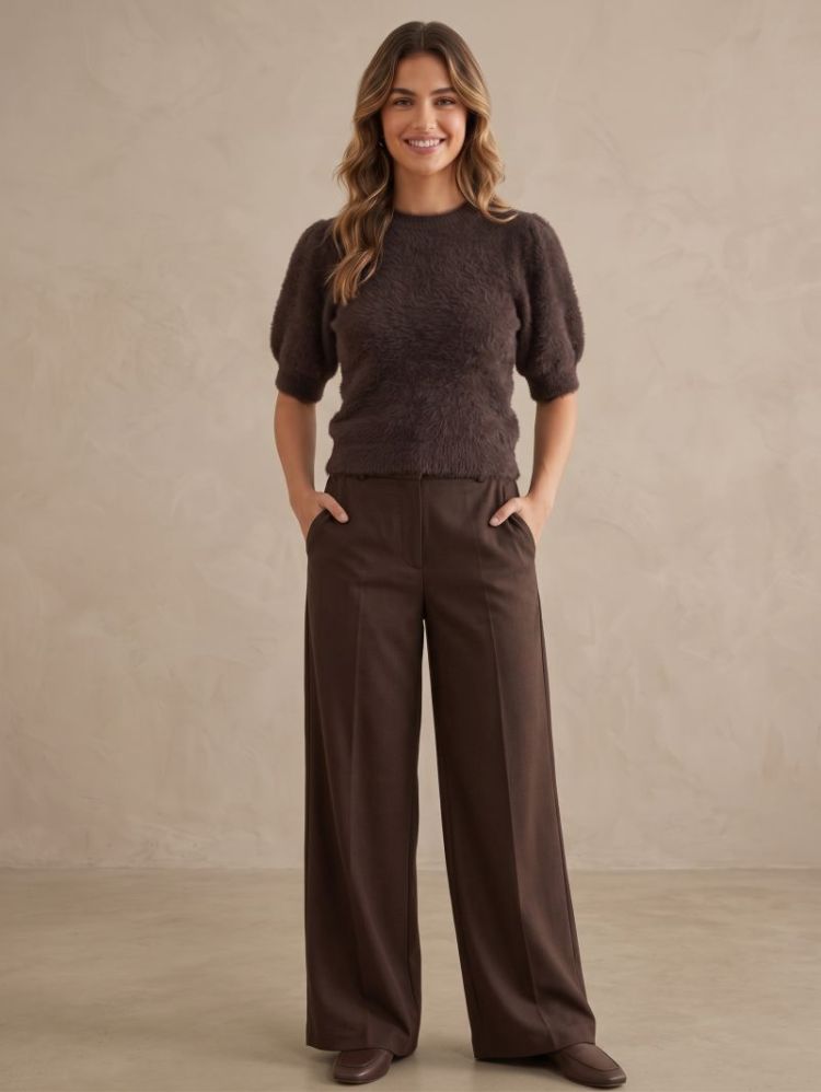 Pull VERO MODA 297957 Chocolat