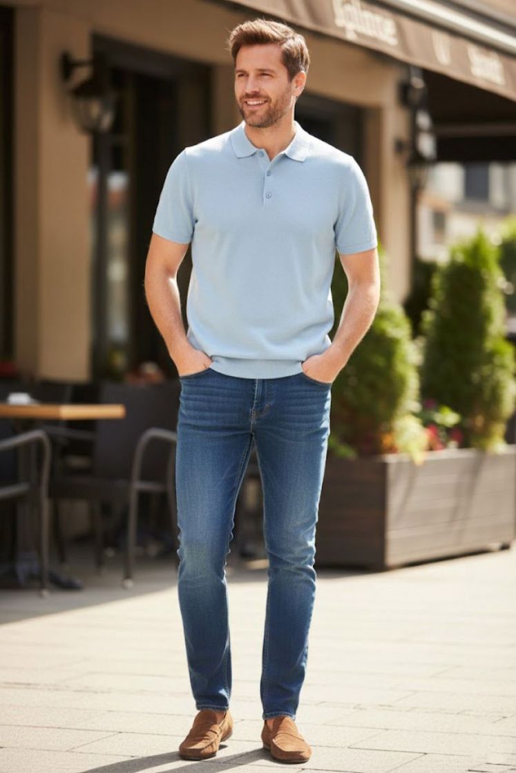 Polo MICHAELIS M1 L.BLUE