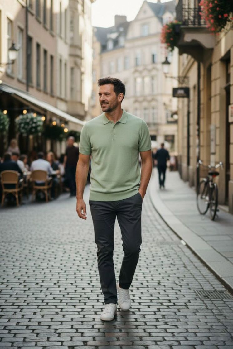 Polo MICHAELIS Z1 L.GREEN