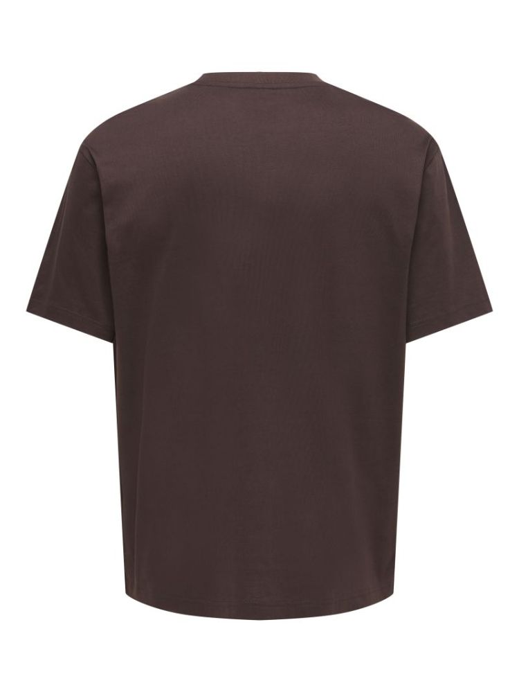 T-shirt ONLY & SONS 188858 Coffee B