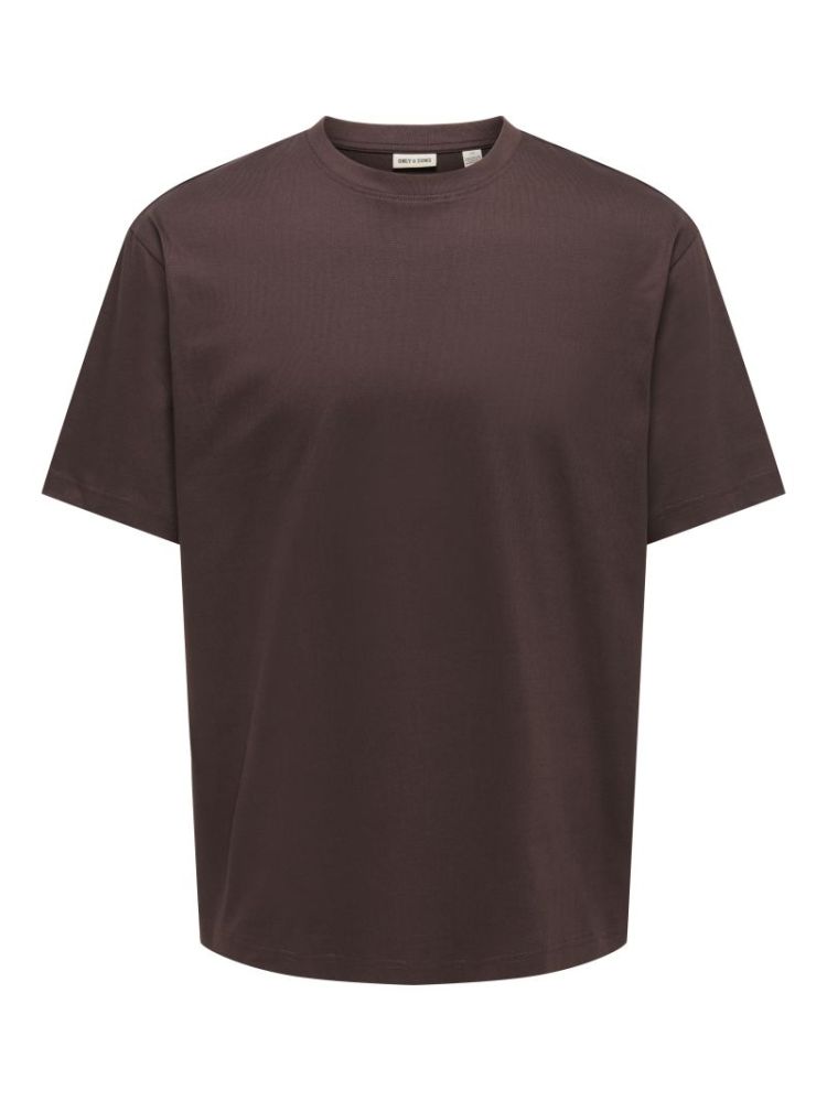 T-shirt ONLY & SONS 188858 Coffee B
