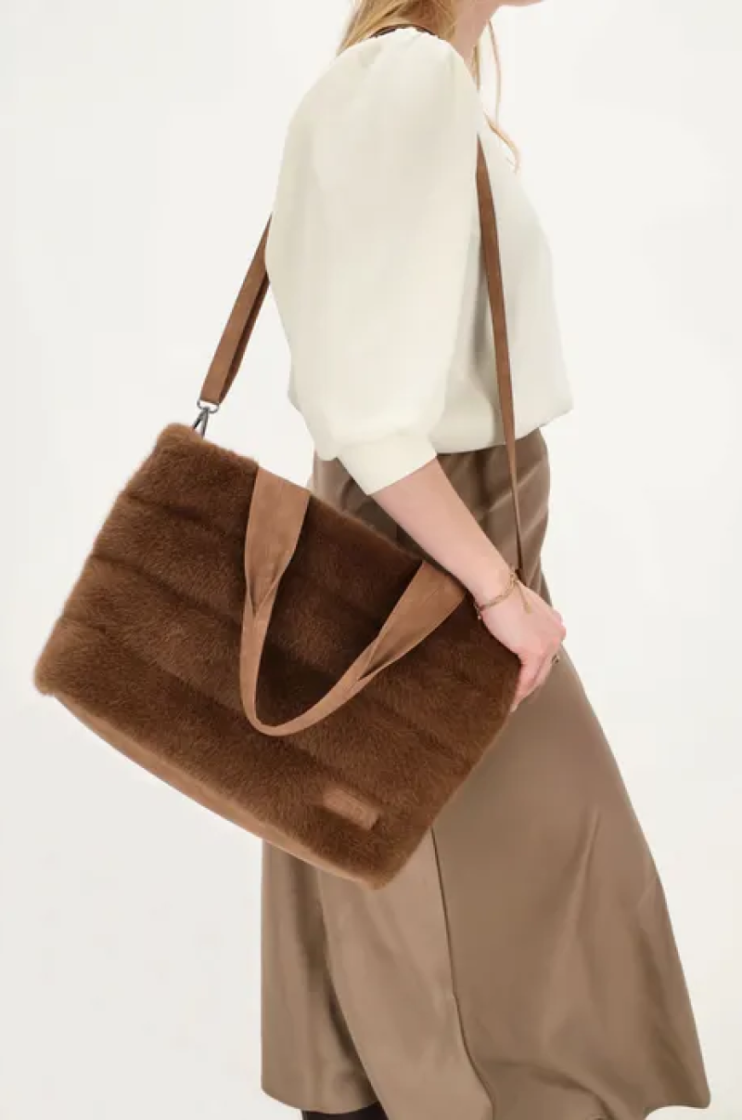 Handtas ZEBRA 113 MIDBROWN