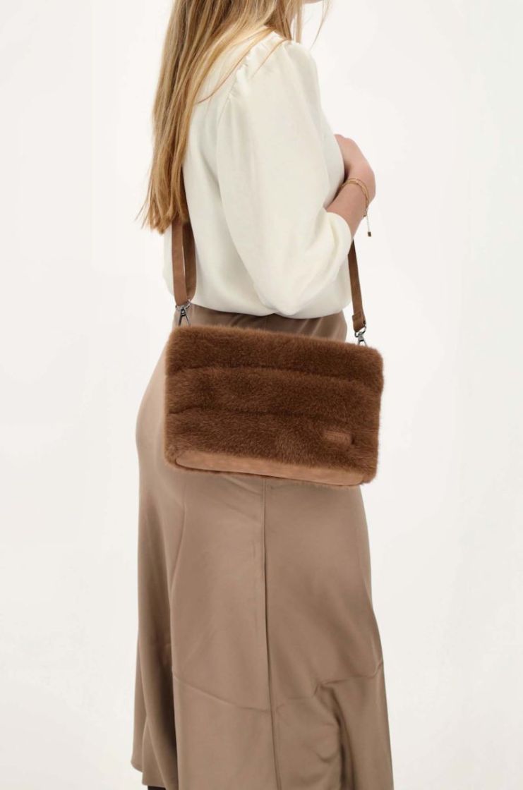 Handtas ZEBRA 113 MIDBROWN