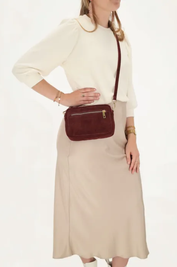Handtas CHARM LONDON 007 BURGUNDY