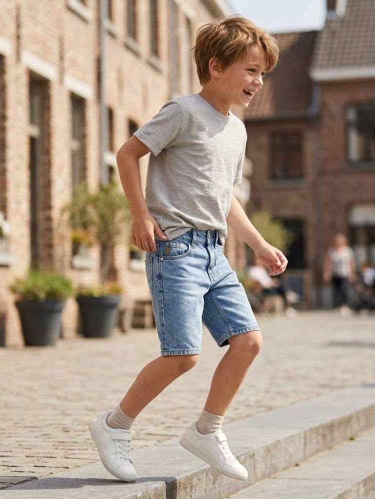 Bermuda-short NAME IT 294335 Denim Bl