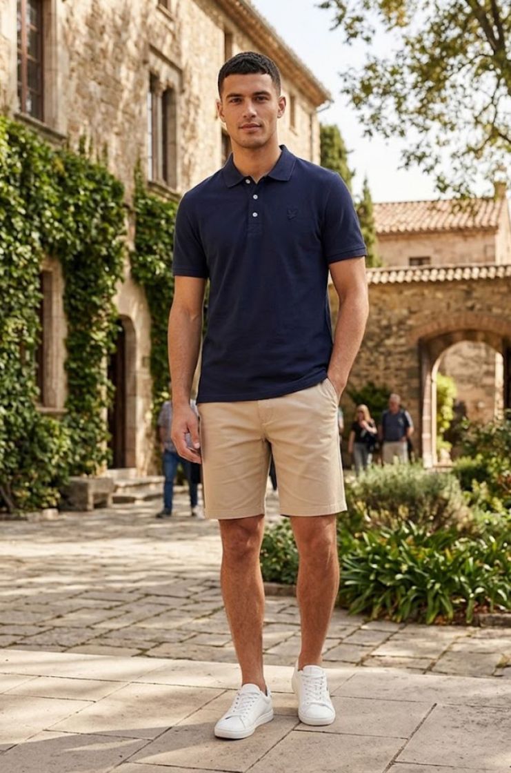 Polo LYLE&SCOTT Z271 DARK NAVY