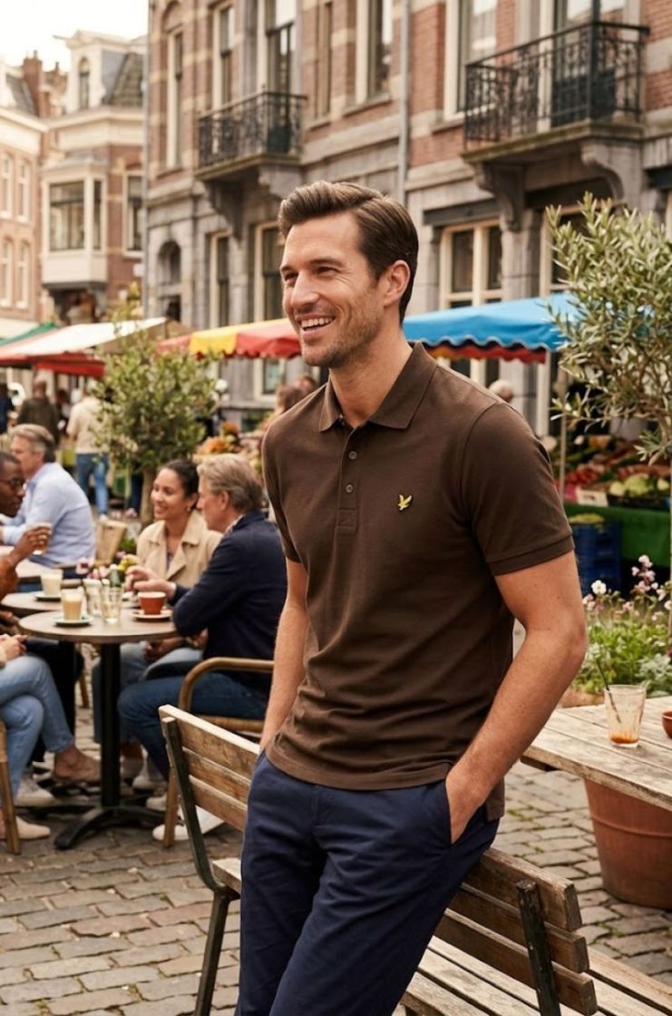 Polo LYLE&SCOTT Y176 EBONY