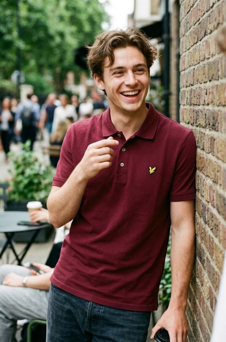 Polo LYLE&SCOTT Y273 OXBLOOD RE