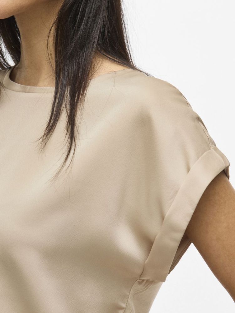 T-shirt VILA 275696 Cement
