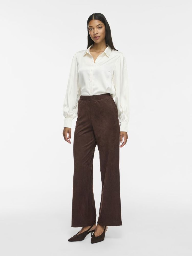 Broek VILA 196326 Coffee B