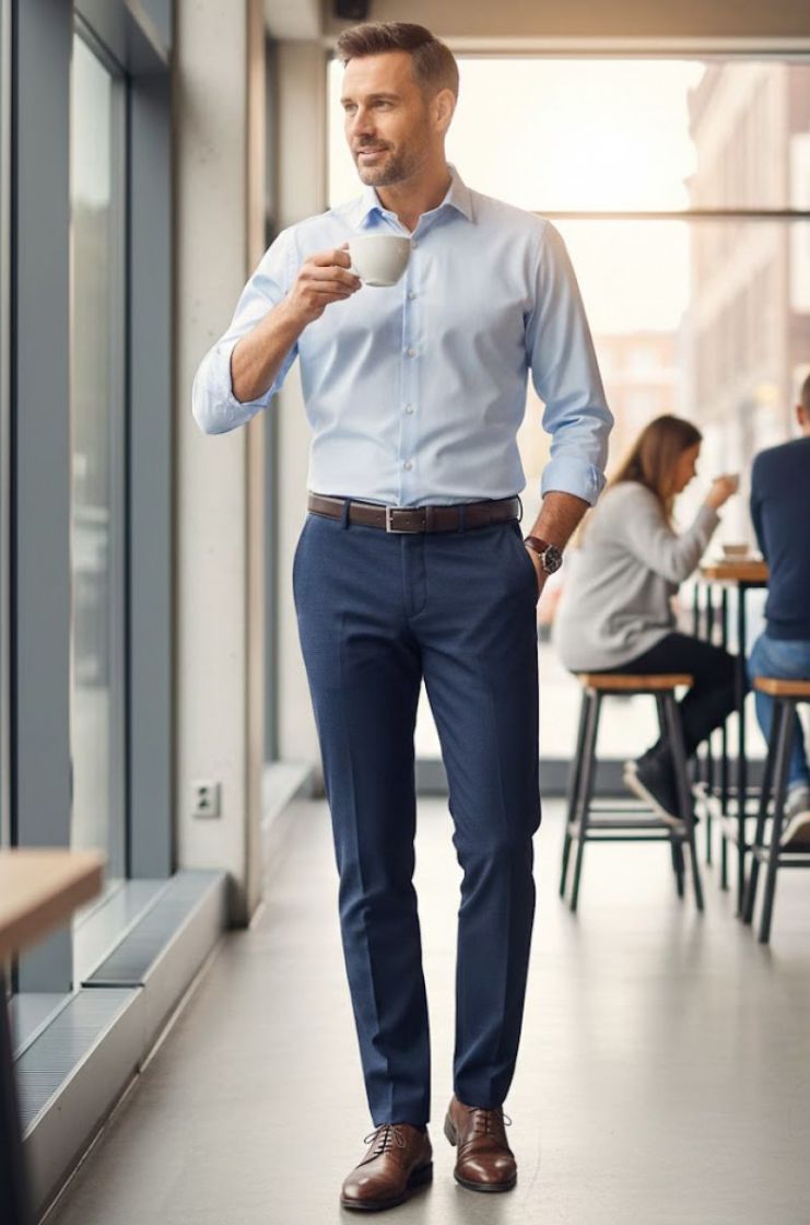 Broek VENTI 108 blau