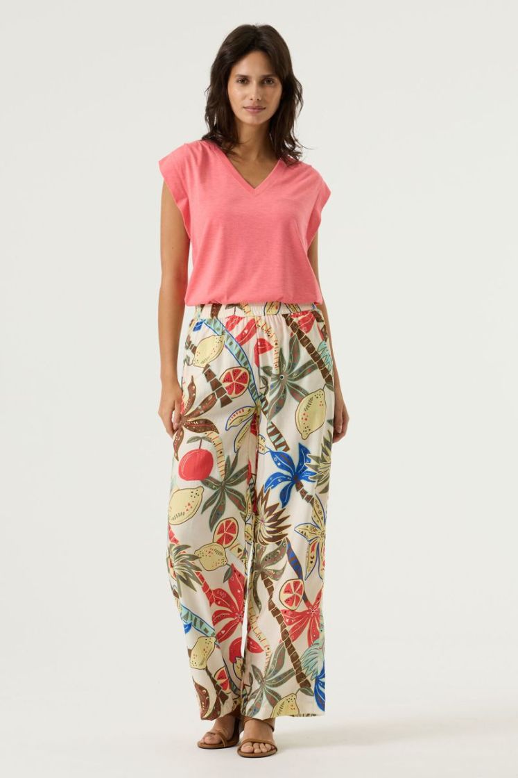 T-shirt GARCIA 1005-coral crus