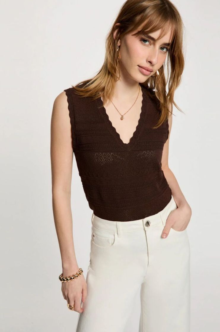 Top MORGAN CHOCO M