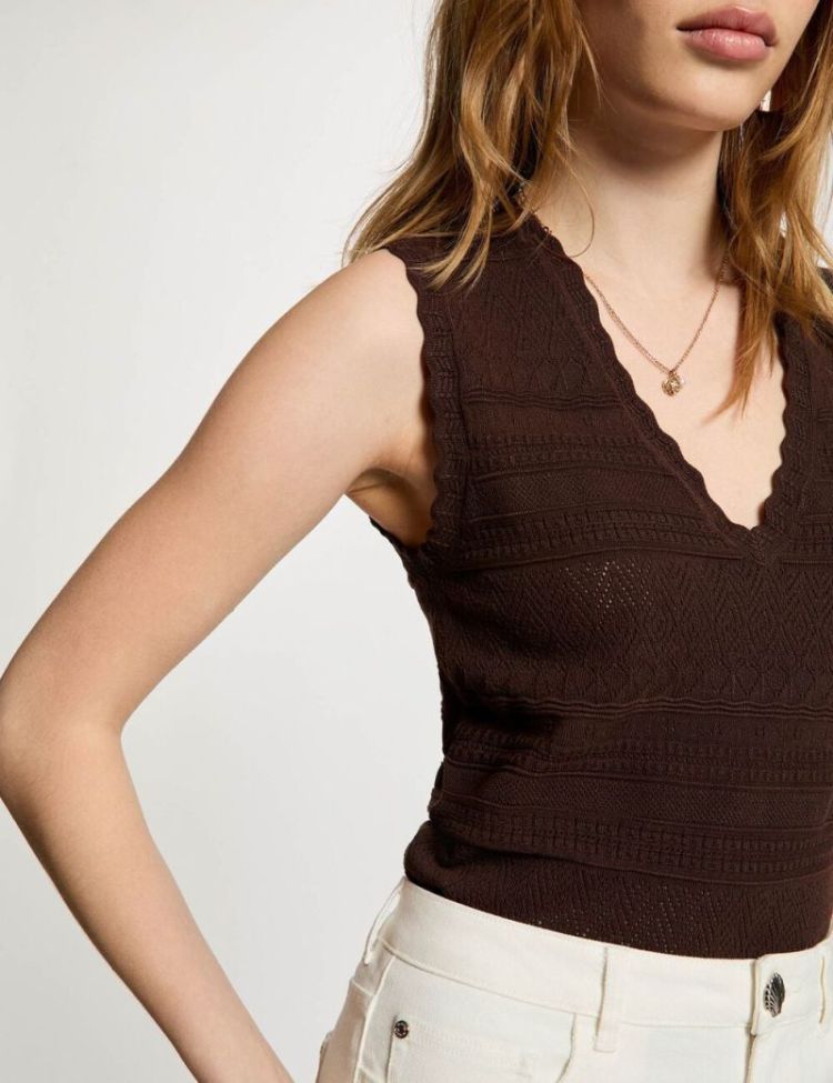 Top MORGAN CHOCO M