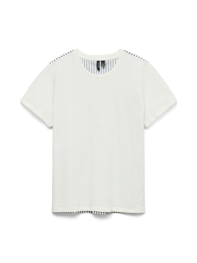 T-shirt VERO MODA 175598001 Snow
