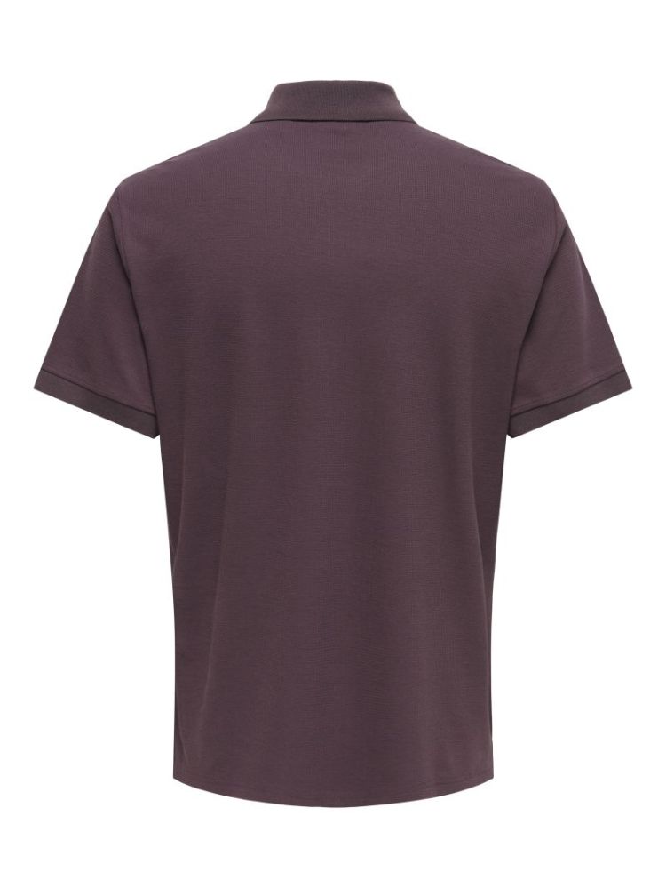 Polo ONLY & SONS 221072 Raisin