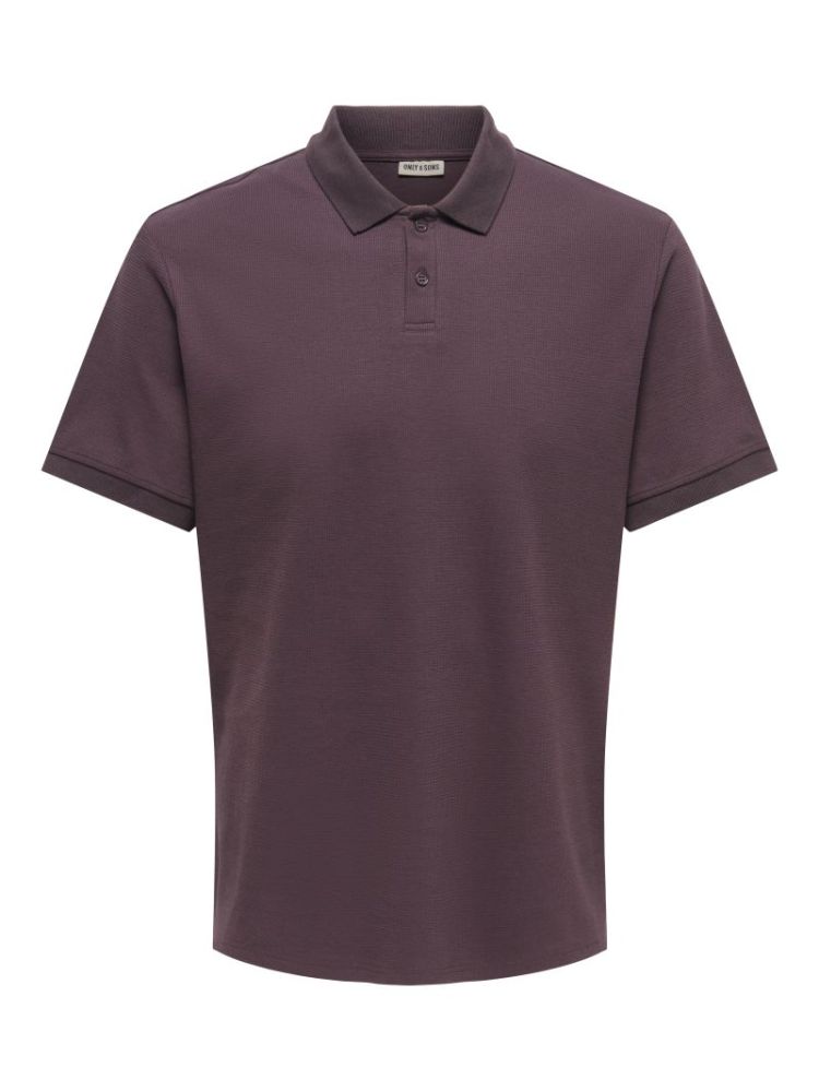 Polo ONLY & SONS 221072 Raisin