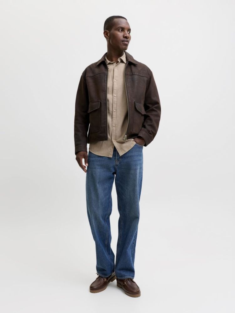 Hemd JACK & JONES 176642 Oatmeal