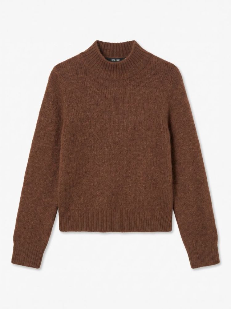 Pull VERO MODA 288475001 Cocoa