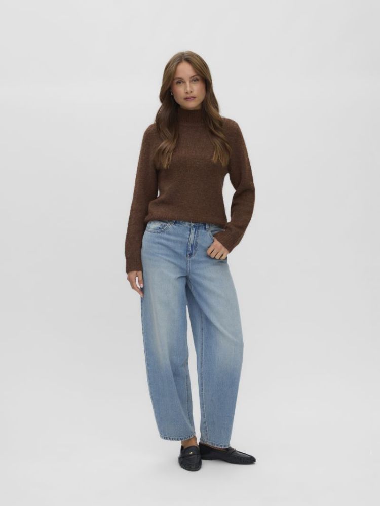 Pull VERO MODA 288475001 Cocoa