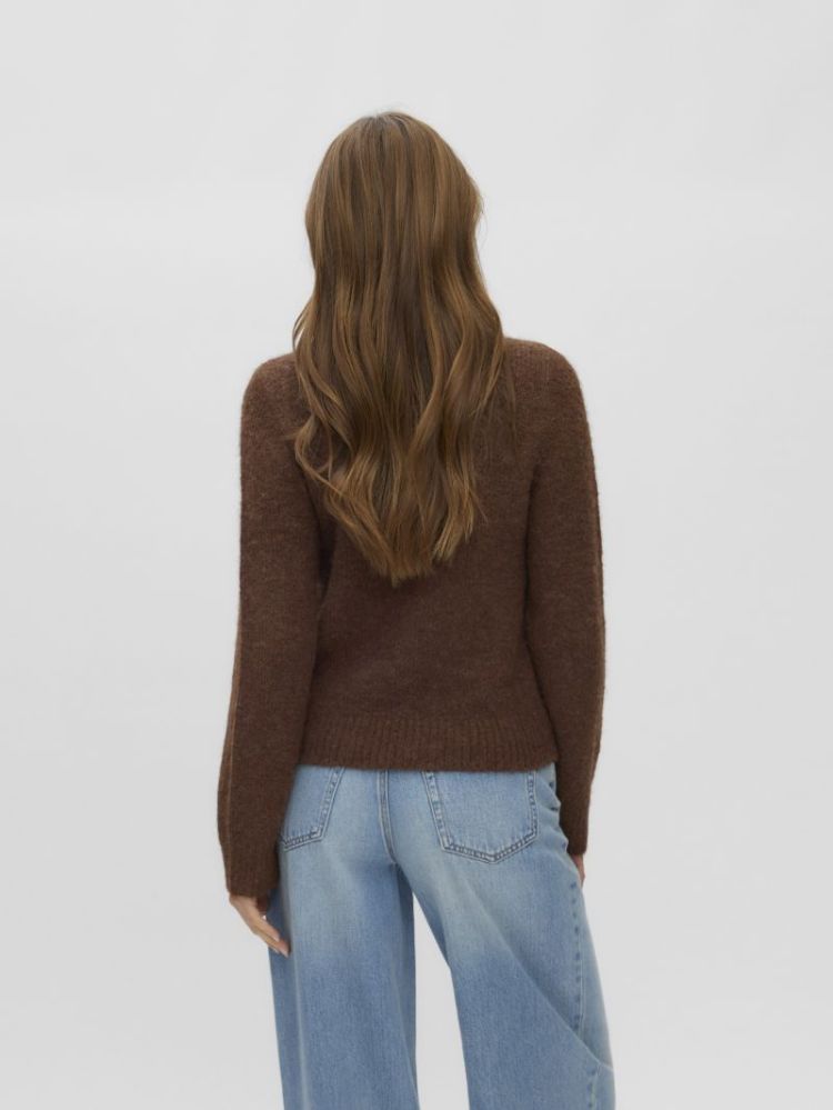 Pull VERO MODA 288475001 Cocoa