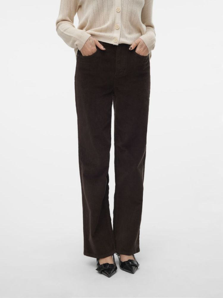 Broek VERO MODA 297957 Chocolat