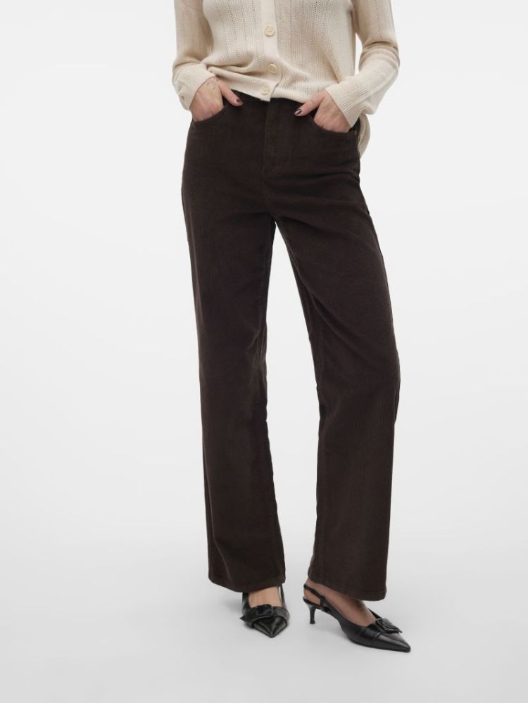 Broek VERO MODA 297957 Chocolat
