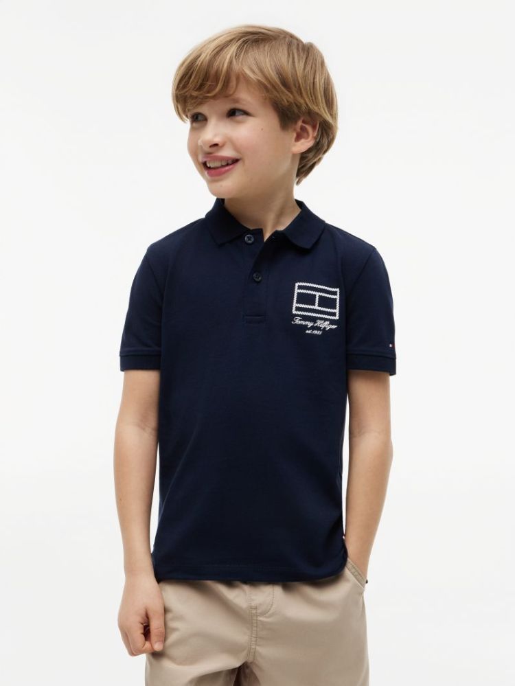 T-shirt TOMMY HILFIGER C1G DARK NIGHT 