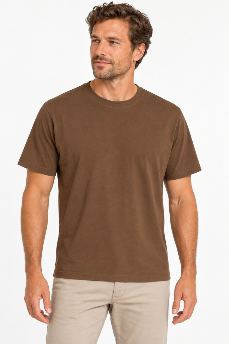 T-shirt JACK & JONES 307144 Cocoa