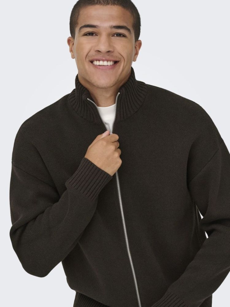 Gilet ONLY & SONS 188858 Coffee B
