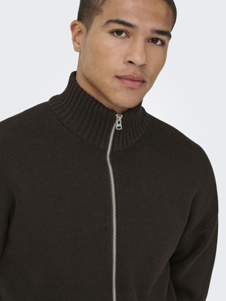Gilet ONLY & SONS 188858 Coffee B
