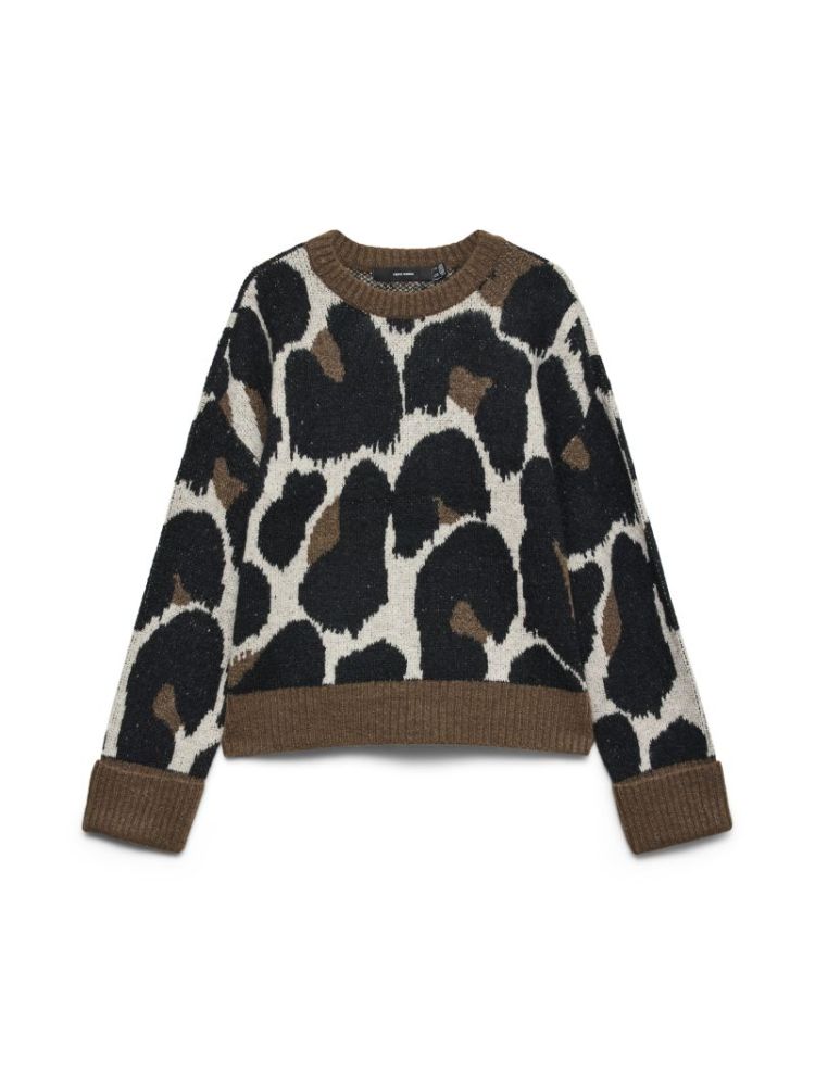Pull VERO MODA 288475001 Cocoa