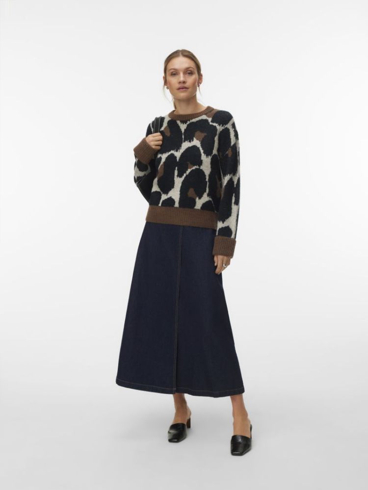 Pull VERO MODA 288475001 Cocoa