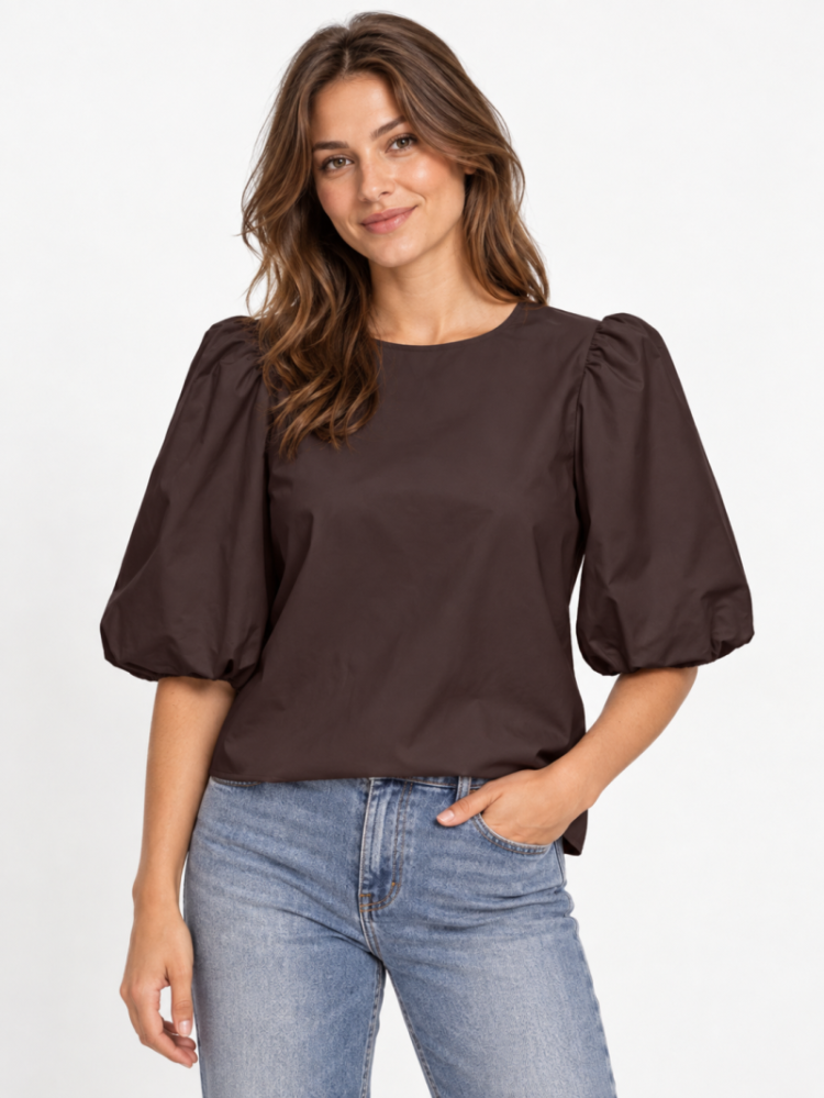 T-shirt JDY 237375 Coffee B