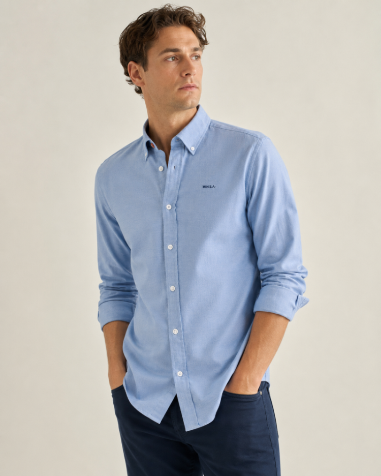 Hemd NEW ZEALAND AUCKLAND 2637 CAPRI BLUE