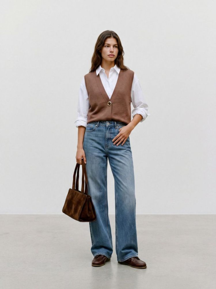 Gilet VERO MODA 288475 Cocoa Br